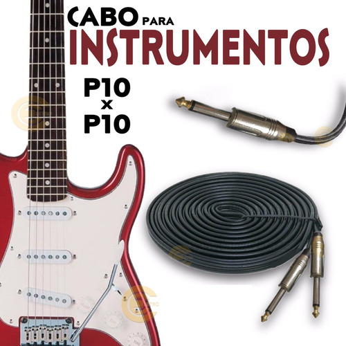 Imagem 4 de 5 de Cabo Guitarra Teclado Baixo Blindado Pro Series 5 Metros