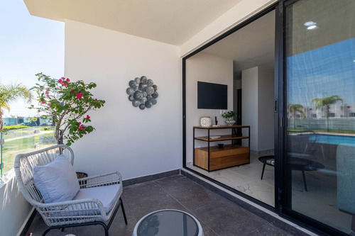 Imagen 9 de 30 de Departamento Para Fines De Semana Con Terraza Con Vista Hacia La Alberca