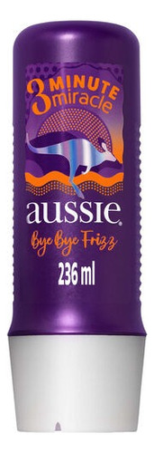 Creme Tratamento Bye Bye Frizz 3 Minute Miracle 236ml Aussie