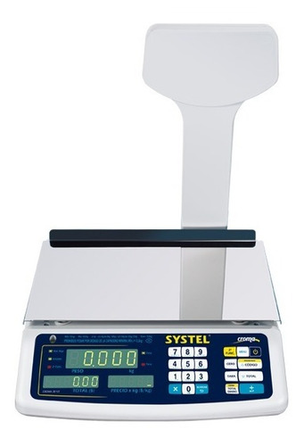 Balanza Electrónica Systel Croma 31kg Bateria Digital Ideal Negocio - Tiendadenda