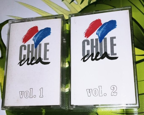 Cassettes Chile Crea: Vol. 1 Y Vol. 2 Sello Alerce
