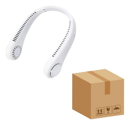 20 Pzs Ventilador De Cuello Recargable Para Hogar Oficina Blanco