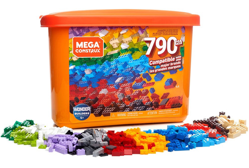Mega Construx  Mega Caja De 790 Micro Bloques