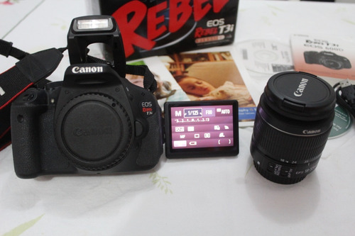 Canon T3i 600d Completa + Brinde. A Vista Tem Desconto !
