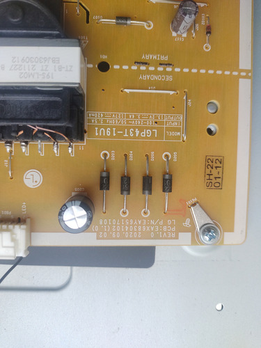 Mainboard/fuente Y Leds De Pantalla Lg Mod 43un6955zuf (Usado)