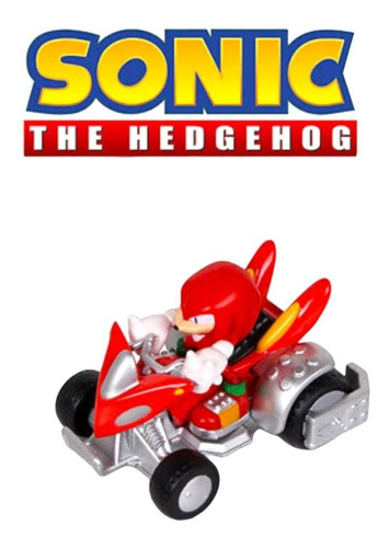 Sonic The Hedgehog Knuckles  Carrito Coleccionable  Diecast 