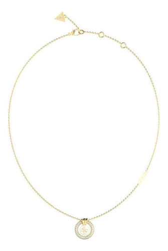 Collar Para Mujer Guess Crystal Beauty Color Plata Color Dorado2