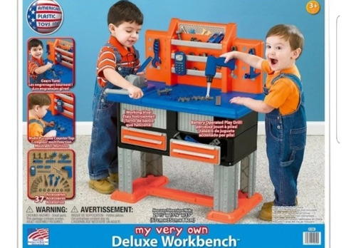 Banco De Trabajo De Lujo De American Plastic Toys. 