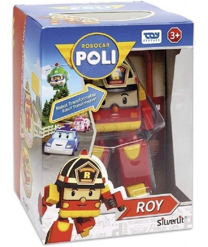 Imagen 2 de 2 de Robocar Poli Roy Vehículo Transformable 83170