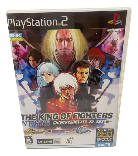 The King Of Fighters Nests Play 2 Com Capa E Pôster Ps2
