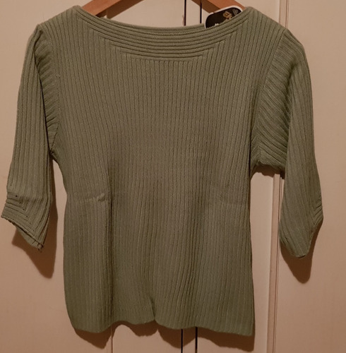 Sweater Verde - Manga 3/4 - Talle M