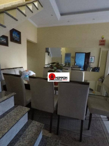 Sobrado Com 3 Dormitórios À Venda Por R$ 470.000 - Parque Continental Ii - Guarulhos/sp - So0294