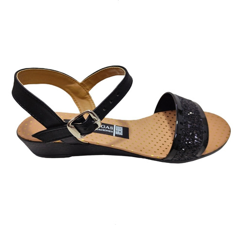 Zapatos Sandalia Dama Tira Brillos Huaraches Chanclas Mujer