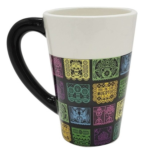 Set De 5 Tazas De Ceràmica De Calavera Dìa De Muertos (Usado)