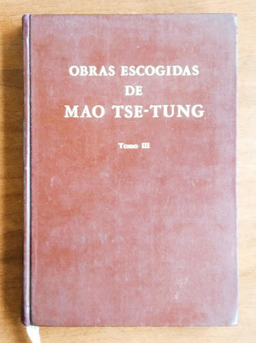 Obras Escogidas De Mao Tse Tung