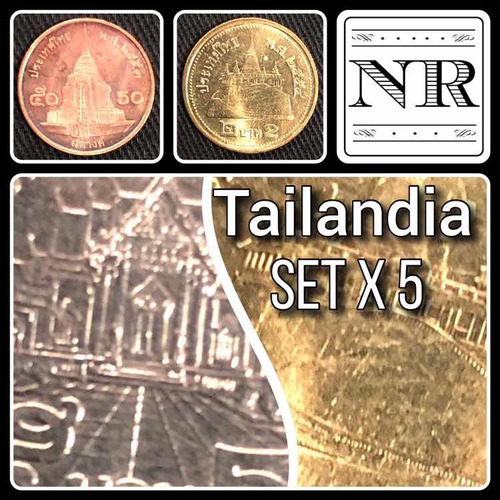 Tailandia - Set X 5 Monedas  - Año 2009