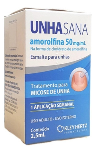 5 Unha Sana Unhasana Esmalte Tratamento Micose Unha Mão Pé