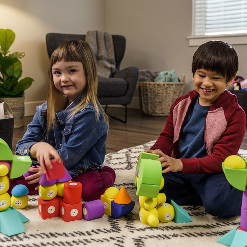 Bloques De Espuma Blockaroo Castle Set Stem, Juguete Preesco