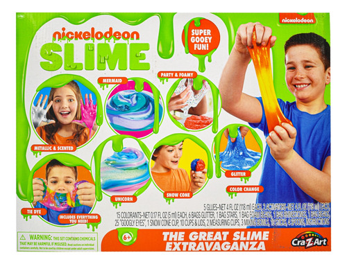 Nickelodeon Great Slime Extravaganza Crea Slime Cra Z Art