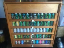 Comprar Exhibidor Antiguo  Hilo Mueble Costurero Mercería Entendidos