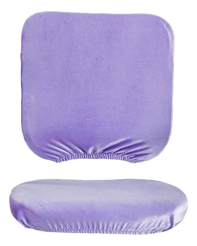 . Funda Para Silla De Escritorio De Estudio De Morado Claro