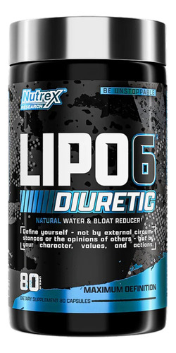 Lipo 6 Diuretic - 80 Cápsulas- 