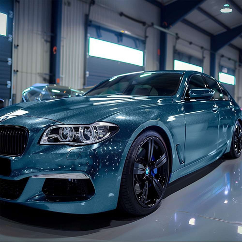 Vinil Automotriz Full Wrap Blue Diamond Dust1,52x18 M Color Blue Diamond Dust