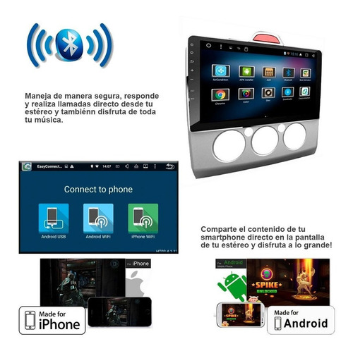 Imagen 4 de 5 de Estereo P Ford Focus Android Wifi Gps Bluetooth Touch 9' Hi