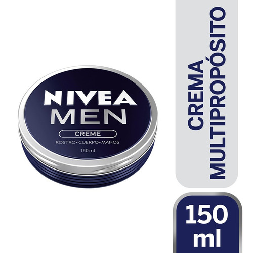 Crema Nivea Men Multipropósito Vitamina E 150 Ml Fragancia Neutro Tipo de envase Pote