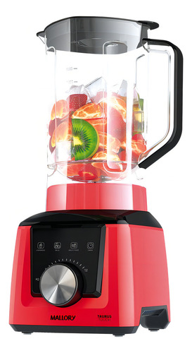 Liquidificador Mallory Taurus Touch 3,1l 1300w - Verm 110v Cor Vermelho