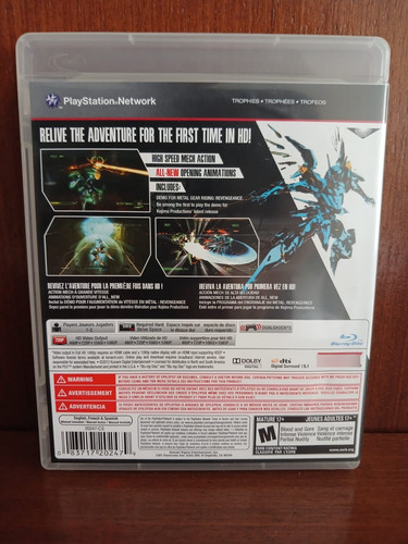 Coleção Zone Of The Enders Hd Collection Midia Física Ps3 (Usado)