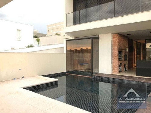 Imagem 14 de 30 de Sobrado Com 4 Dormitórios, 370 M² - Venda Por R$ 3.500.000,00 Ou Aluguel Por R$ 9.000,00/mês - Alphaville Nova Esplanada I - Votorantim/sp - So0120