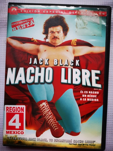 Jack Black Nacho Libre Película Dvd Original 
