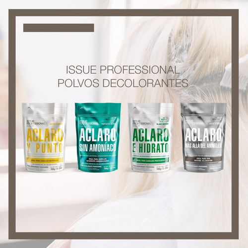 Imagen 3 de 3 de Issue Profesional White & White - Decolorante - 700 Gramos