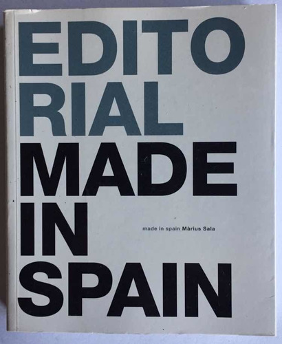 Editorial Made In Spain 03. Màrius Sala. Index Book. 2002.