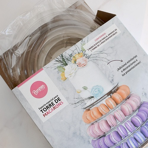 Soporte Base Para Torre De Macarons 5 P. - Parpen