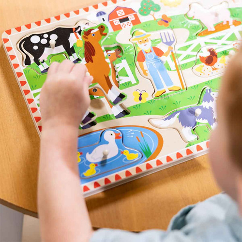Quebra Cabeça Com Som Fazenda Old Macdonald - Melissa & Doug