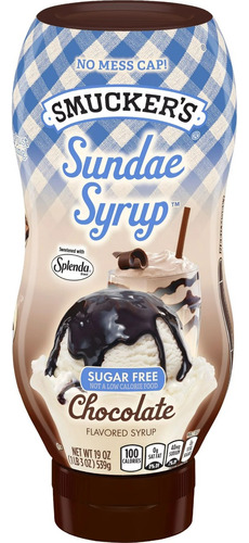 Smucker´s Sundae Syrup Sabor Chocolate Sugar Free 539 G