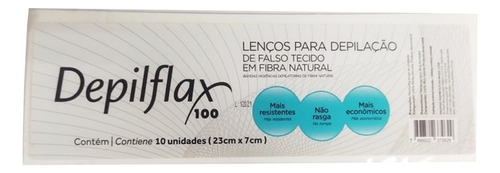 Depilflax Lenço Para Depilação De Falso Tecido C/10