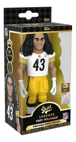 Funko Vynil Gold Nfl Legends Steelers Troy Polamalu 5 Pulgad