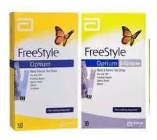 Pack Freestyle 50 Cintas Glicemia + 10 Cintas Cetonas.