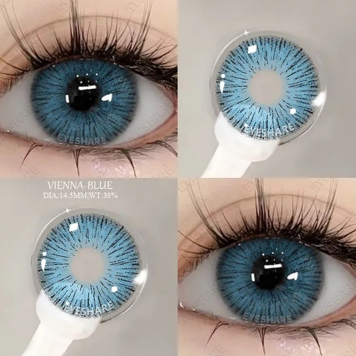 Pupilente Eyeshare Vienna-blue 1 Año De Duración + Estuche D