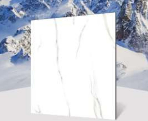 Euc Porcelanato Chino Vira White Blanco Carrara Brillo 60x60