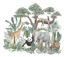 Comprar Pegatinas De Animales Salvajes, Decoración Mural Para