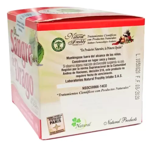 Crema Sangre De Drago X 60g - g a $333