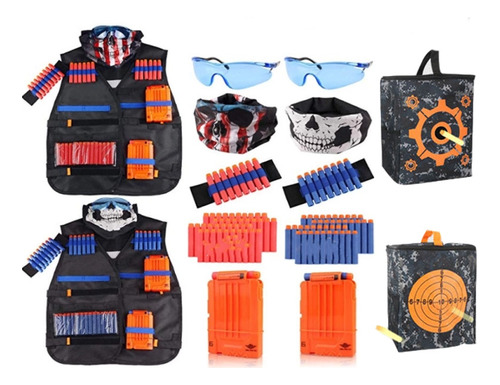 Chaleco Táctico Infantil Nerf Series Outdoor Game De 2 Pieza