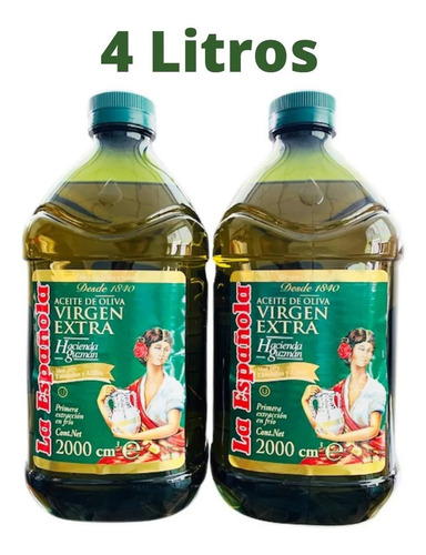 Aceite De Oliva Extra Virgen 4 Litros. Producido En España.