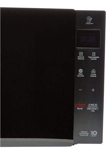 Horno Microondas Inverter LG 1.5 Pies Negro