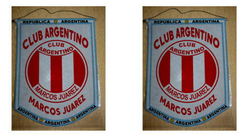 Banderin Chico 13cm Club Argentino Marcos Juárez