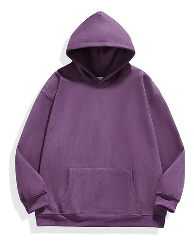 Jersey Casual De Manga Larga Con Capucha Y Cuello Redondo A